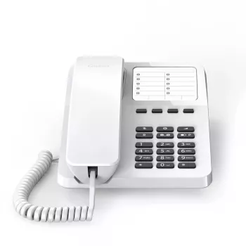 Laidinis analoginis telefonas Gigaset DESK 400 baltas