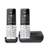 Analoginis/DECT belaidis telefonas Gigaset COMFORT 500A duo (sidabrinis/juodas)