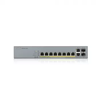 Zyxel GS1350-12HP-EU0101F valdomas L2 gigabitinis Ethernet PoE tinklo jungiklis, pilkas