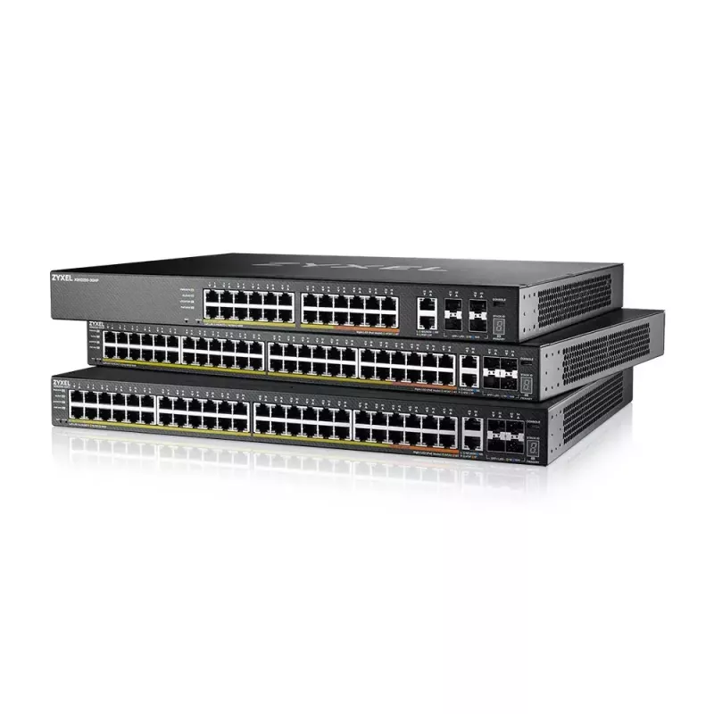 Zyxel XGS2220-30 valdomas L3 Gigabit Ethernet (10/100/1000) jungiklis, juodas