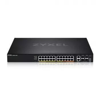 Zyxel XGS2220-30HP valdomas L3 Gigabit Ethernet (10/100/1000) Power over Ethernet (PoE) jungiklis, juodas