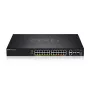 Zyxel XGS2220-30HP valdomas L3 Gigabit Ethernet (10/100/1000) Power over Ethernet (PoE) jungiklis, juodas