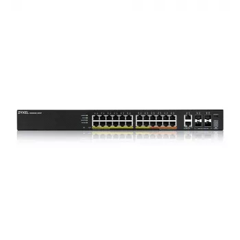 Zyxel XGS2220-30HP valdomas L3 Gigabit Ethernet (10/100/1000) Power over Ethernet (PoE) jungiklis, juodas