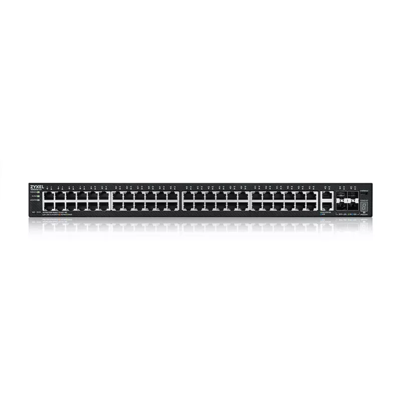 Valdomas L3 jungiklis Zyxel XGS2220-54 48 prievadų Gigabit Ethernet 216 Gbit/s