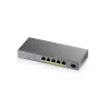 Zyxel GS1350-6HP-EU0101F valdomas L2 tinklo jungiklis Gigabit Ethernet (10/100/1000) PoE pilka