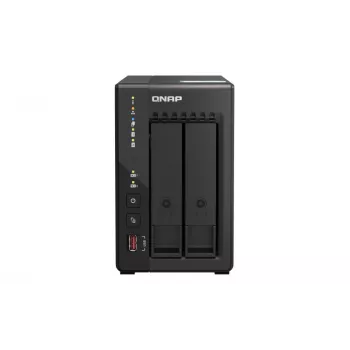 QNAP TS-253E NAS bokštinis Intel® Celeron® J6412 8 GB 0 TB QNAP QTS juodas