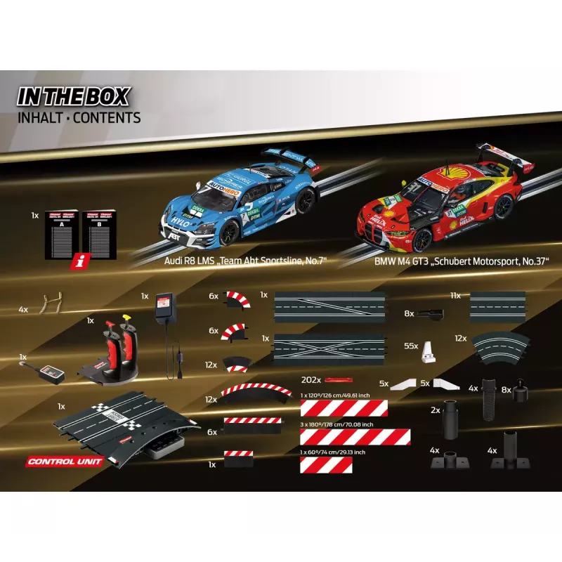 Lenktynių automobilių ir trasų rinkinys CARRERA Carrera Full Speed įvairiaspalvis