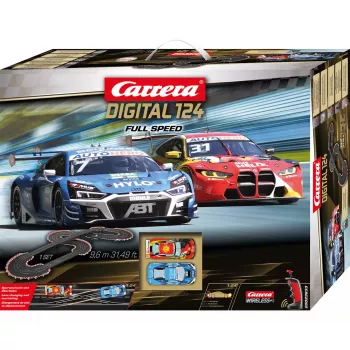 Lenktynių automobilių ir trasų rinkinys CARRERA Carrera Full Speed įvairiaspalvis