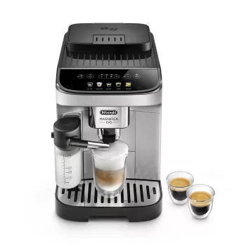Kavos aparatas De'Longhi Magnifica ECAM 290.61.SB – pilnai automatinis, 1,8 L vandens bakas, liečiamasis valdymas, 1450 W, sidabrinis