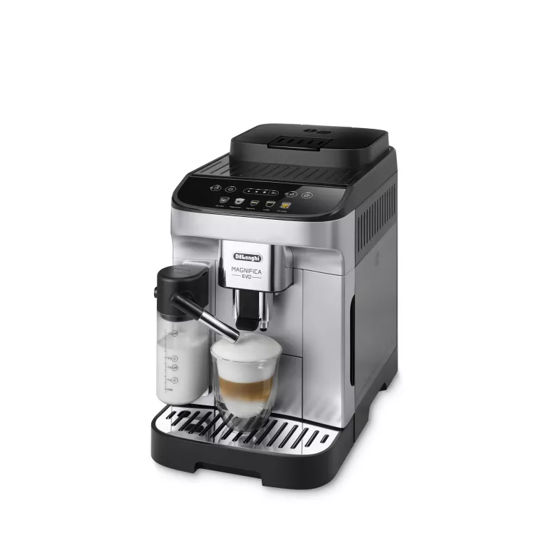 Kavos aparatas De'Longhi Magnifica ECAM 290.61.SB – pilnai automatinis, 1,8 L vandens bakas, liečiamasis valdymas, 1450 W, sidabrinis