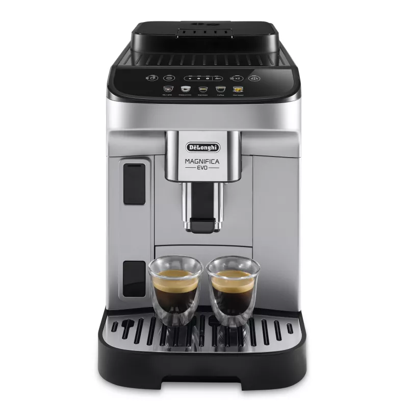 Kavos aparatas De'Longhi Magnifica ECAM 290.61.SB – pilnai automatinis, 1,8 L vandens bakas, liečiamasis valdymas, 1450 W, sidabrinis