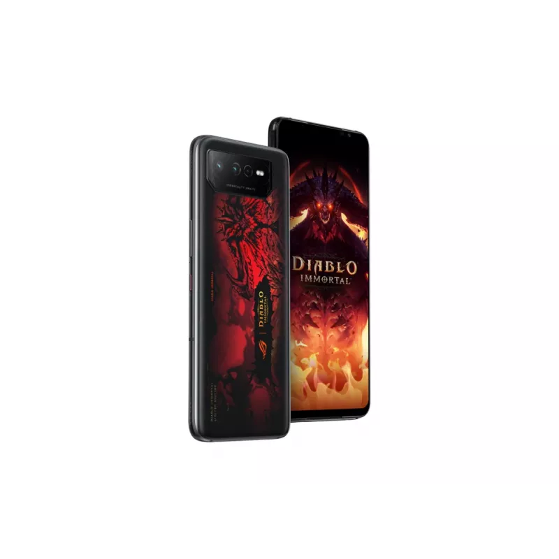 ASUS ROG Phone 6 Diablo Immortal Edition 17,2 cm (6,78 colio) Dual SIM Android 12 5G USB Type-C 16 GB 512 GB 6000 mAh juoda, raudona