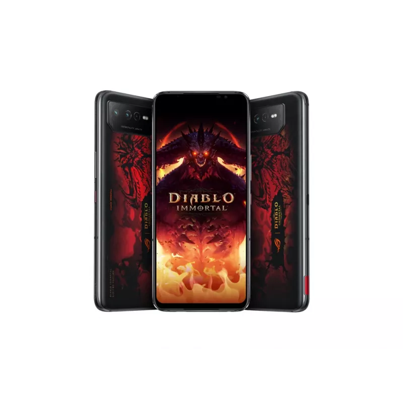 ASUS ROG Phone 6 Diablo Immortal Edition 17,2 cm (6,78 colio) Dual SIM Android 12 5G USB Type-C 16 GB 512 GB 6000 mAh juoda, raudona