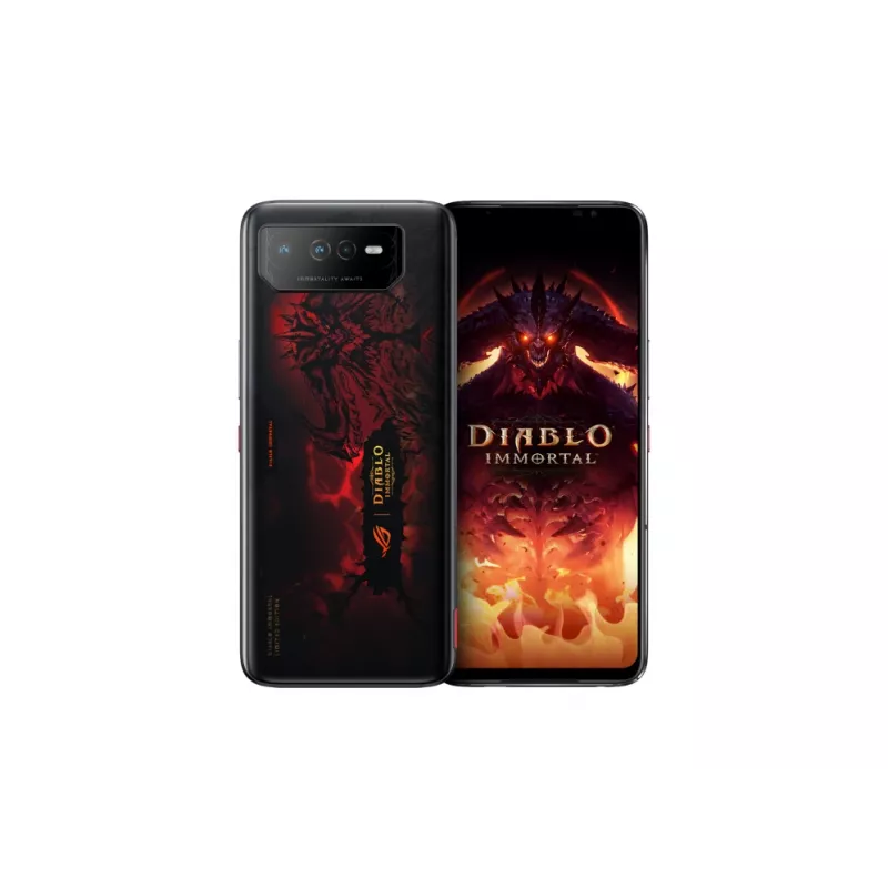 ASUS ROG Phone 6 Diablo Immortal Edition 17,2 cm (6,78 colio) Dual SIM Android 12 5G USB Type-C 16 GB 512 GB 6000 mAh juoda, raudona
