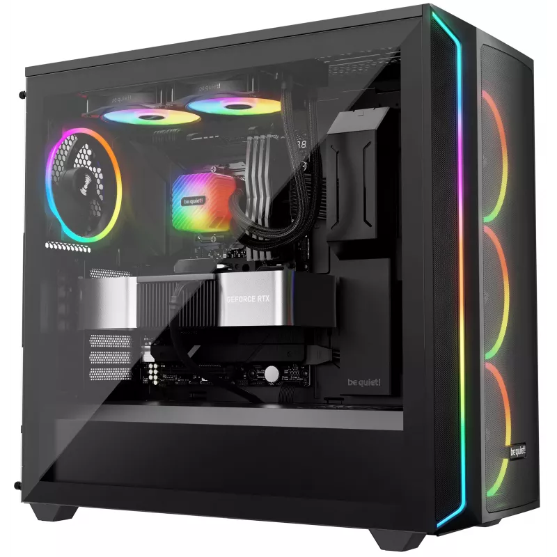 be quiet! LIGHT LOOP 240mm Black procesoriaus vandens aušinimo sistema 240 mm 12 cm 1 vnt.