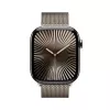APPLE Watch Series 10 GPS + Cellular 46 mm Titaninis korpusas su Natural Milanese kilpa - S/M