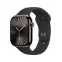 APPLE Watch Series 10 GPS + Cellular 46mm titano korpusas su juodu sportiniu dirželiu - M/L
