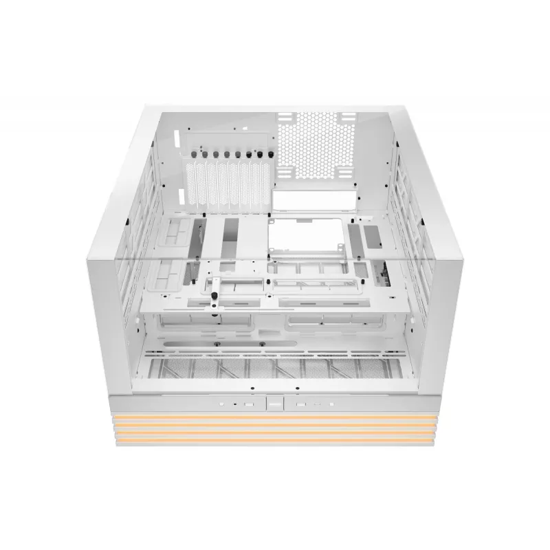 PC korpusas be quiet! LIGHT BASE 900 DX White Full Tower – ATX/EATX, stiklinis šonas, RGB, max GPU 495 mm, aušintuvo aukštis 190 mm