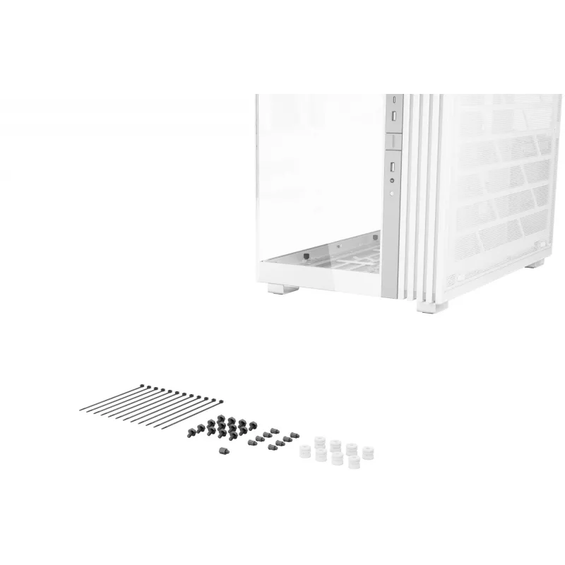 PC korpusas be quiet! LIGHT BASE 900 DX White Full Tower – ATX/EATX, stiklinis šonas, RGB, max GPU 495 mm, aušintuvo aukštis 190 mm