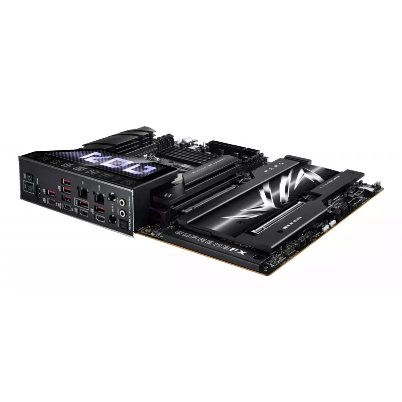 Motininė plokštė ASUS ROG CROSSHAIR X870E HERO — AMD X870E, lizdas AM5, ATX, 4× DDR5 DIMM, 192 GB, Wi‑Fi 7, Bluetooth 5.4
