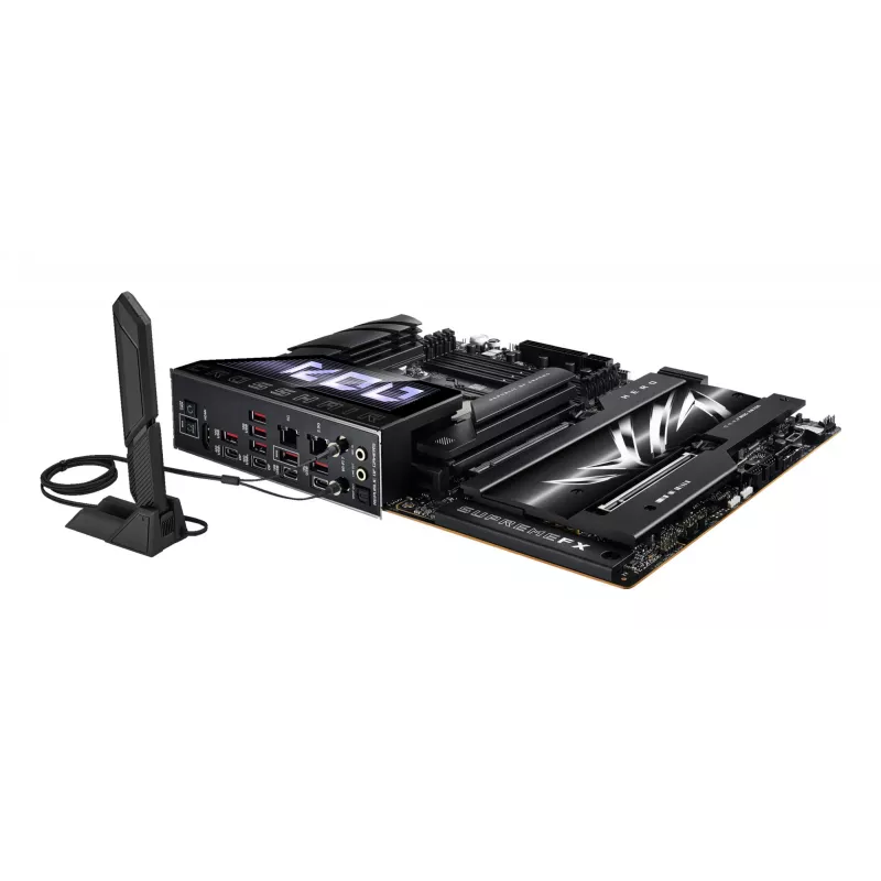 Motininė plokštė ASUS ROG CROSSHAIR X870E HERO — AMD X870E, lizdas AM5, ATX, 4× DDR5 DIMM, 192 GB, Wi‑Fi 7, Bluetooth 5.4