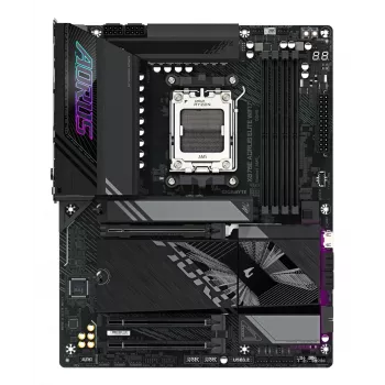 Pagrindinė plokštė GIGABYTE X870E AORUS ELITE WIFI7 ATX, AMD X870E, lizdas AM5, DDR5, 4x DIMM, Wi‑Fi 7, 2.5Gb LAN