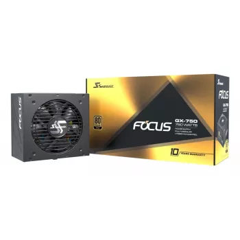 SEASONIC Focus GX maitinimo blokas 750 W 20+4 pin ATX ATX juodas