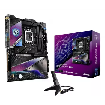 ASRock Pagrindinė Plokštė Z890 Nova WiFi LGA1851 Intel Z890 4x DDR5 1x HDMI 2.1 TMDS/FRL 8G 2x Thunderbolt 4 ATX