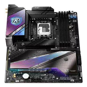 ASRock Pagrindinė Plokštė Z890 Nova WiFi LGA1851 Intel Z890 4x DDR5 1x HDMI 2.1 TMDS/FRL 8G 2x Thunderbolt 4 ATX