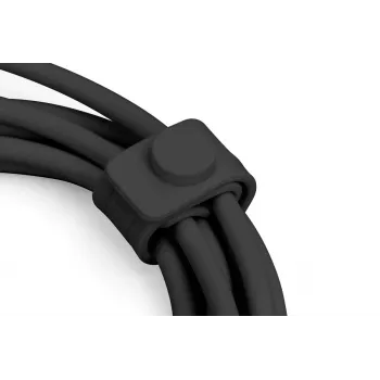 DIGITUS USB silikoninis jungiamasis laidas USB-C - USB-C USB 3.2 Gen2 10G 4K 100W - 50cm juodas