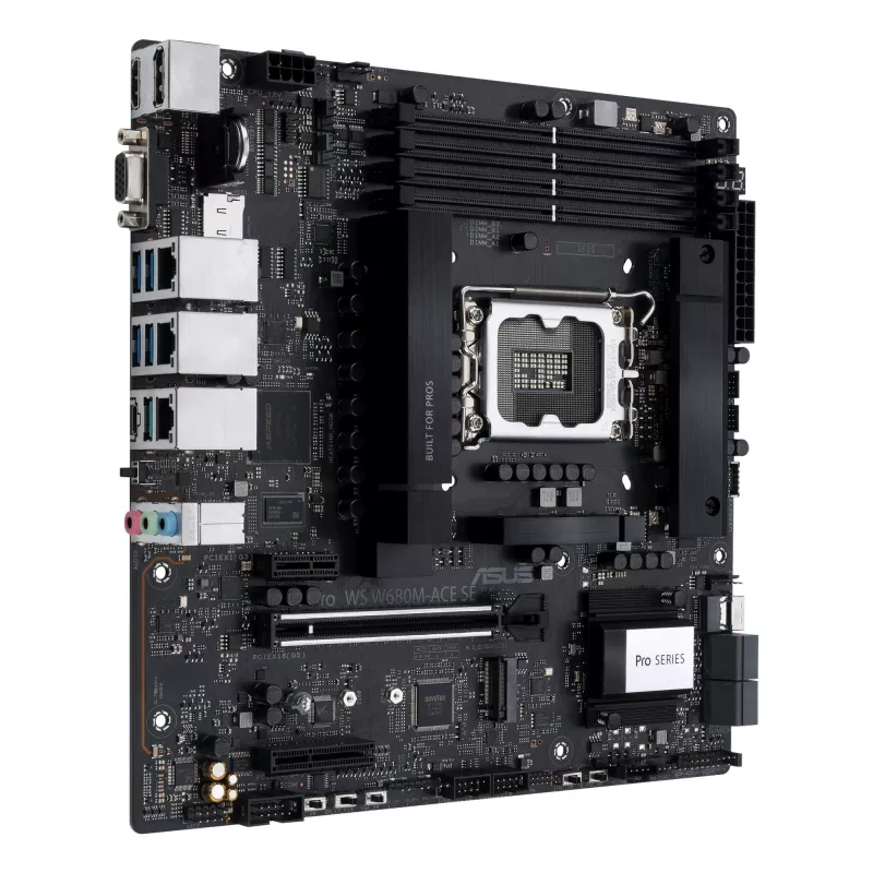 ASUS PRO WS W680M-ACE SE Intel W680 LGA 1700 micro ATX pagrindinė plokštė