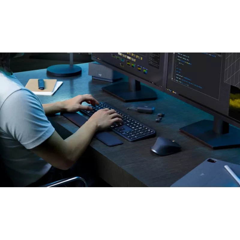 LOGITECH MX Keys S Combo - Graphite - Qwertz Deu