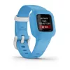 Apjuostinis aktyvumo sekiklis vaikams GARMIN vivofit jr. 3 — silikoninis dirželis, mėlynos žvaigždės, 5 ATM, MIP 112×112, CR1632 baterija (365 d.)