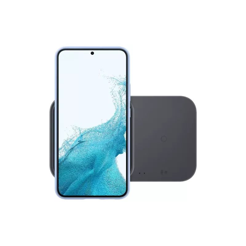 Belaidis įkroviklis Samsung EP-P5400, 15 W, pilkas, USB, vidaus, suderinamas su ausinėmis, išmaniaisiais telefonais ir išmaniaisiais laikrodžiais
