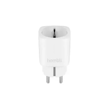 Išmanusis kištukas Hombli Smart Socket EU, „Avanca International BV“ – Wi‑Fi, 220–250 V, 50–60 Hz, max 3540 W, vidaus patalpoms, baltas, plastmasinis, 46×46×84 mm