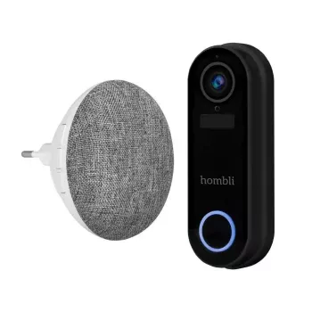 Išmanusis vaizdo skambutis Hombli Pack Black White IP65 Belaidis 1080p