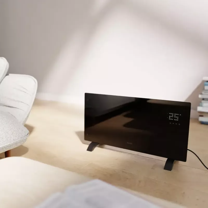 Hombli HBCH-0300 elektrinis konvektorinis šildytuvas 2000 W, juodas