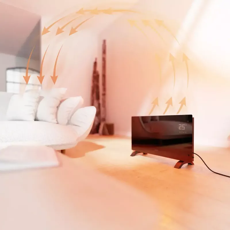 Hombli HBCH-0300 elektrinis konvektorinis šildytuvas 2000 W, juodas