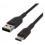 USB laidas Belkin CAB002BT1MBK 1m USB A į USB C juodas