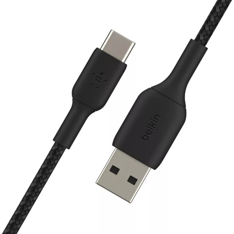 USB laidas Belkin CAB002BT1MBK 1m USB A į USB C juodas