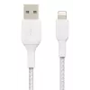 BELKIN Lightning į USB-A laidas pintas 1 m baltas