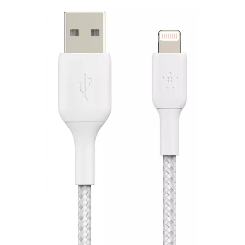BELKIN Lightning į USB-A laidas pintas 1 m baltas