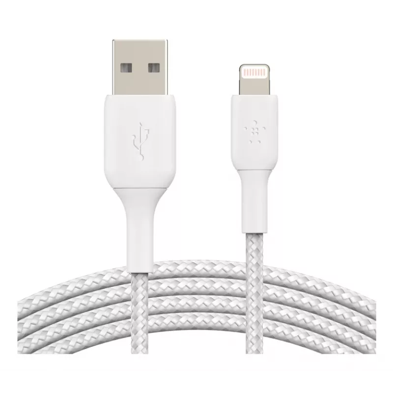 BELKIN Lightning į USB-A laidas pintas 1 m baltas