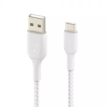 USB kabelis Belkin BoostCharge CAB002BT2MWH 2 m USB A į USB C baltas