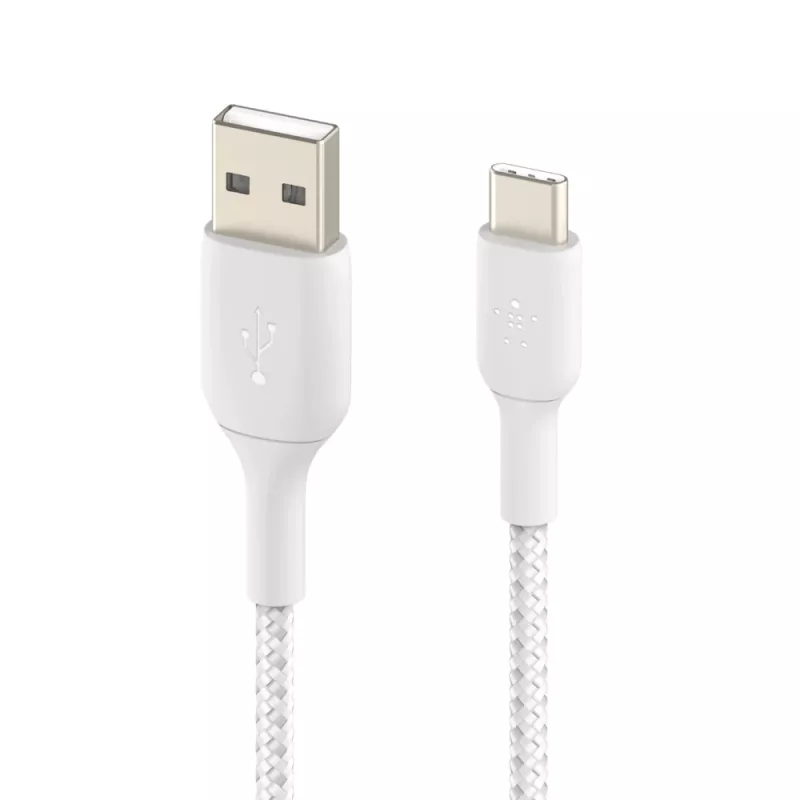 USB kabelis Belkin BoostCharge CAB002BT2MWH 2 m USB A į USB C baltas