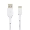 USB kabelis Belkin BoostCharge CAB002BT2MWH 2 m USB A į USB C baltas