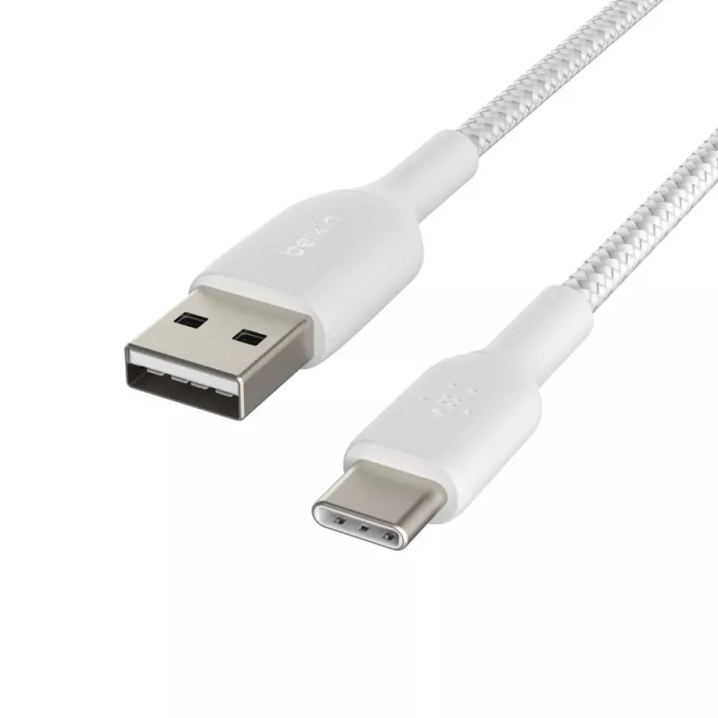USB kabelis Belkin BoostCharge CAB002BT2MWH 2 m USB A į USB C baltas