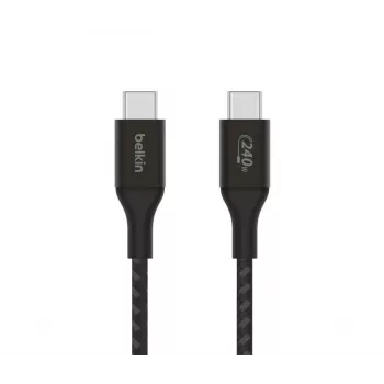 BELKIN USB-C kabelis BoostCharge USB-C į USB-C 240W 1m juodas
