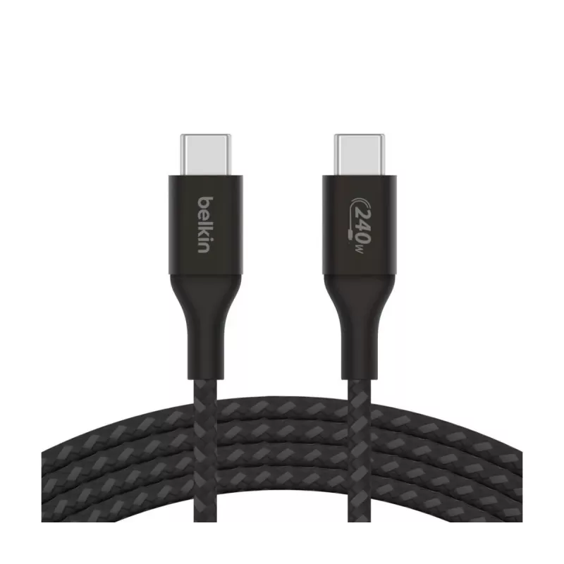 BELKIN USB-C kabelis BoostCharge USB-C į USB-C 240W 1m juodas