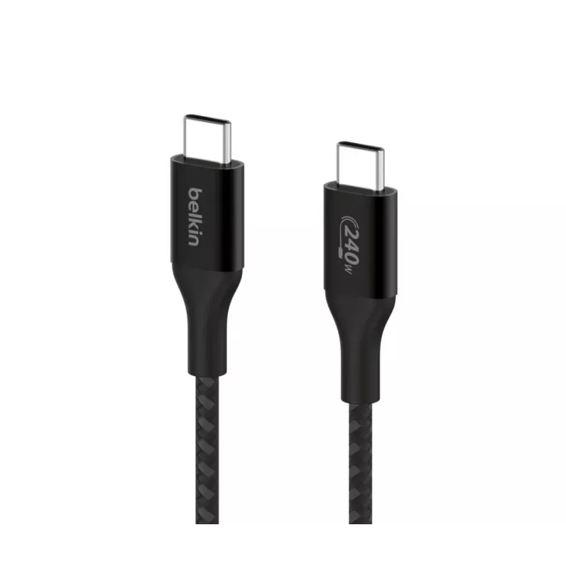 BELKIN USB-C kabelis BoostCharge USB-C į USB-C 240W 1m juodas